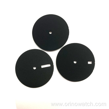 Matt Black Blank 28.5mm watch dial